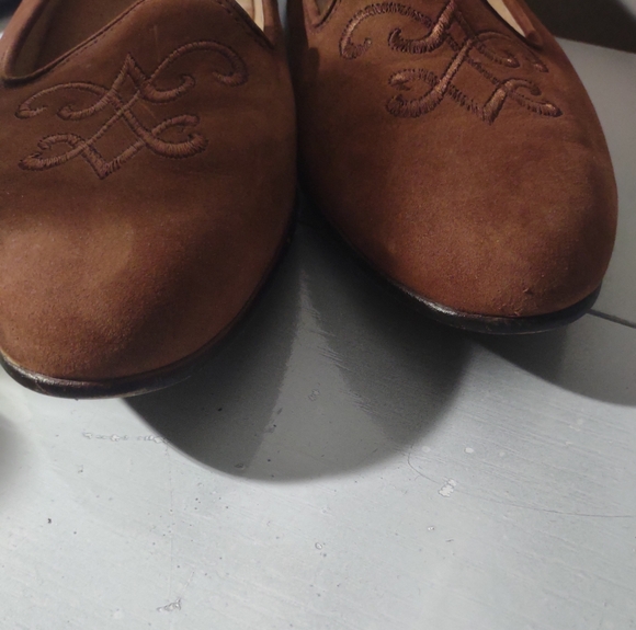 Rockport Womens Suede Brown Slip on Dress Shoe Flats Size 6.5 - Picture 9 of 13